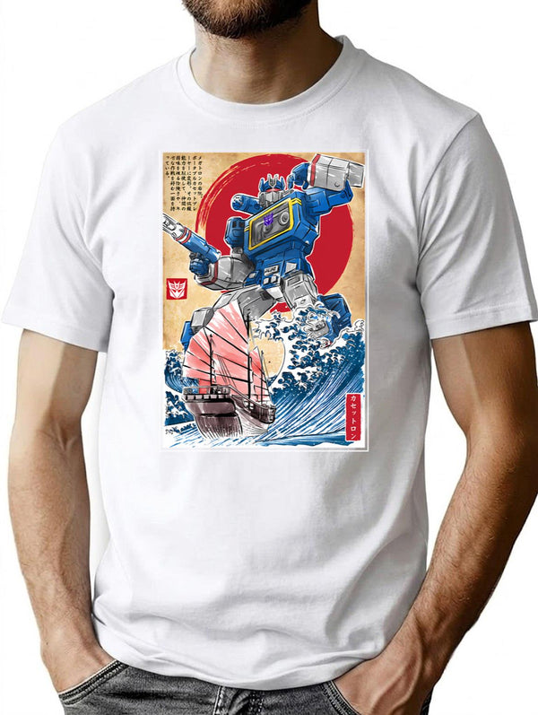Soundwave In Japan T-Shirt for Men & Women, T-Shirts Graphic Tee - White