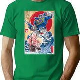 Soundwave In Japan T-Shirt for Men & Women, T-Shirts Graphic Tee - Green