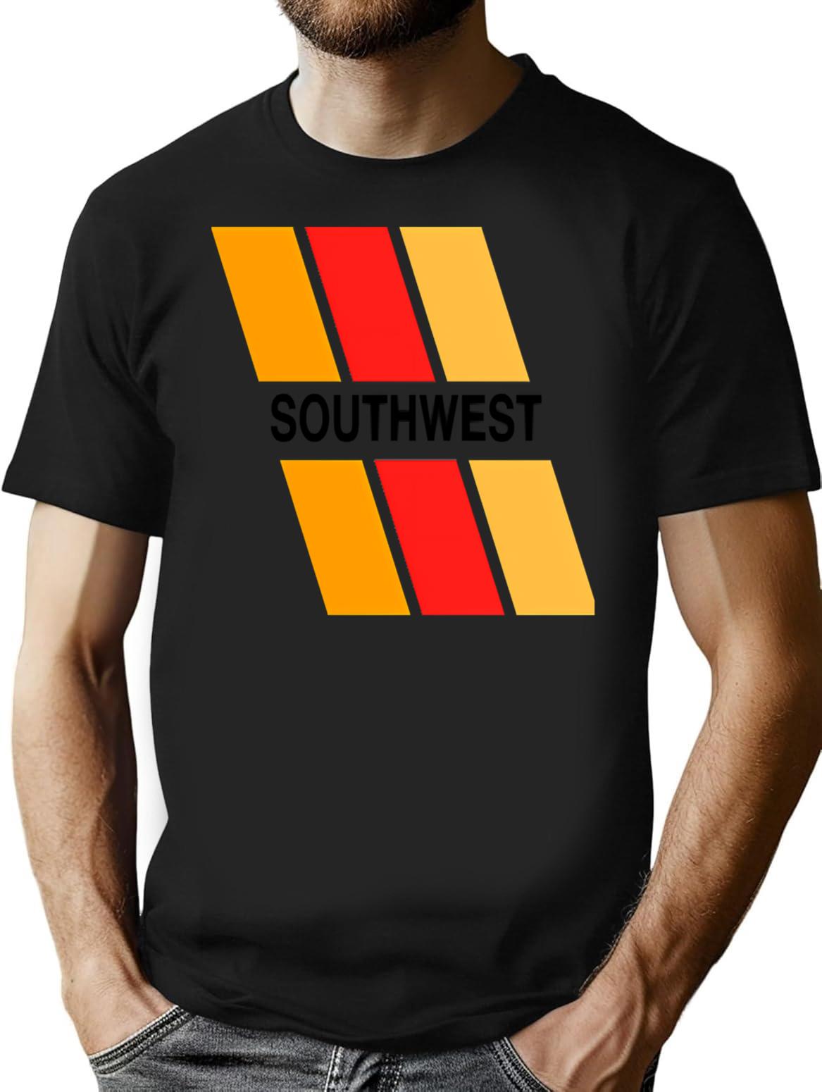 Southwest Airlines. Classic T-Shirt.Png T-Shirt for Men & Women, T-Shirts Graphic Tee - Black