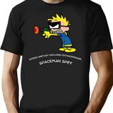 Spaceman Spiff Interplanetary Explorer Extraordinaire T-Shirt for Men & Women, T-Shirts Graphic Tee - Black