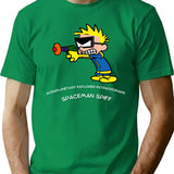 Spaceman Spiff Interplanetary Explorer Extraordinaire T-Shirt for Men & Women, T-Shirts Graphic Tee - Green