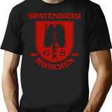 Spatenbrau T-Shirt for Men & Women, T-Shirts Graphic Tee - Black