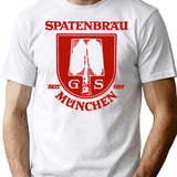 Spatenbrau T-Shirt for Men & Women, T-Shirts Graphic Tee - White
