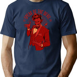 Speak Of The Devil T-Shirt for Men & Women, T-Shirts Graphic Tee - Navy