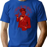 Speak Of The Devil T-Shirt for Men & Women, T-Shirts Graphic Tee - Blue