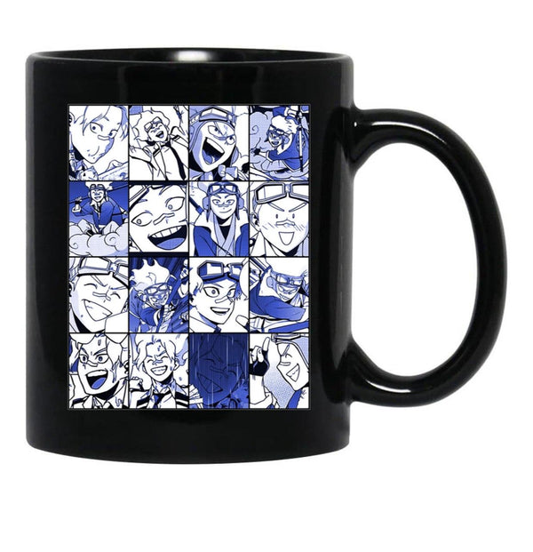Special Present Oboro Shirakumo Collage Color Version Gift Movie Fans Poster Black Coffee Mug, Gift Coffee Mug - Black