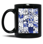 Special Present Oboro Shirakumo Collage Color Version Gift Movie Fans Poster Black Coffee Mug, Gift Coffee Mug