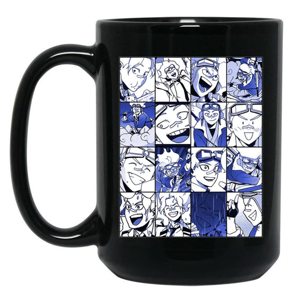 Special Present Oboro Shirakumo Collage Color Version Gift Movie Fans Poster Black Coffee Mug, Gift Coffee Mug - Black