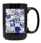 Special Present Oboro Shirakumo Collage Color Version Gift Movie Fans Poster Black Coffee Mug, Gift Coffee Mug