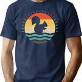 Squirrel Art Squirrel Love Squirrel Mama Squirrel Owner Squirrel Girl Funny Squirrel Squirrel Mom T-Shirt for Men & Women, T-Shirts Graphic Tee - Navy