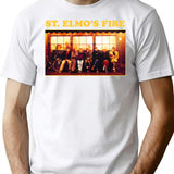 St. Elmo'S Fire T-Shirt for Men & Women, T-Shirts Graphic Tee - White