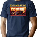 St. Elmo'S Fire T-Shirt for Men & Women, T-Shirts Graphic Tee - Navy