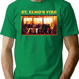 St. Elmo'S Fire T-Shirt for Men & Women, T-Shirts Graphic Tee - Green