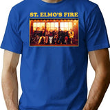 St. Elmo'S Fire T-Shirt for Men & Women, T-Shirts Graphic Tee - Blue