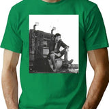 Stallone Over The Top Funny T-Shirt for Men & Women, T-Shirts Graphic Tee - Green