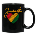 Stand Up Juneteenth 1865 Black History Month Black Coffee Mug - Black
