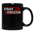 Stapleton Strait 24 Retro Vintage Country Cowboy Western Black Coffee Mug, Gift Coffee Mug - Black