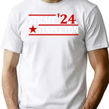 Stapleton Strait 24 Retro Vintage Country Cowboy Western Premium Heavyweight Cotton T-Shirt - White