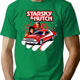 Starsky And Hutch Tv Series T-Shirt for Men & Women, T-Shirts Graphic Tee - Green