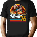 Starsky And Hutch T-Shirt for Men & Women, T-Shirts Graphic Tee - Black