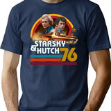 Starsky And Hutch T-Shirt for Men & Women, T-Shirts Graphic Tee - Navy