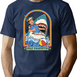 Stay Positive T-Shirt for Men & Women, T-Shirts Graphic Tee - Navy