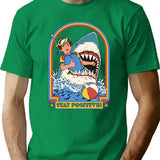 Stay Positive T-Shirt for Men & Women, T-Shirts Graphic Tee - Green