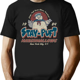 Stay Puft Label Dks Worn T-Shirt for Men & Women, T-Shirts Graphic Tee - Black