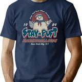 Stay Puft Label Dks Worn T-Shirt for Men & Women, T-Shirts Graphic Tee - Navy