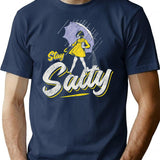 Stay Salty Girlfriend Worn Dks T-Shirt for Men & Women, T-Shirts Graphic Tee - Navy