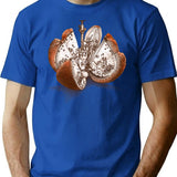 Steampunk Orange (Colour Option) T-Shirt for Men & Women, T-Shirts Graphic Tee - Blue