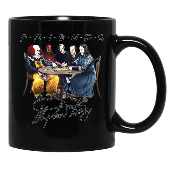 Stephen-King-Horror-Friends-Mug Essential Black Coffee Mug, Gift Coffee Mug - Black