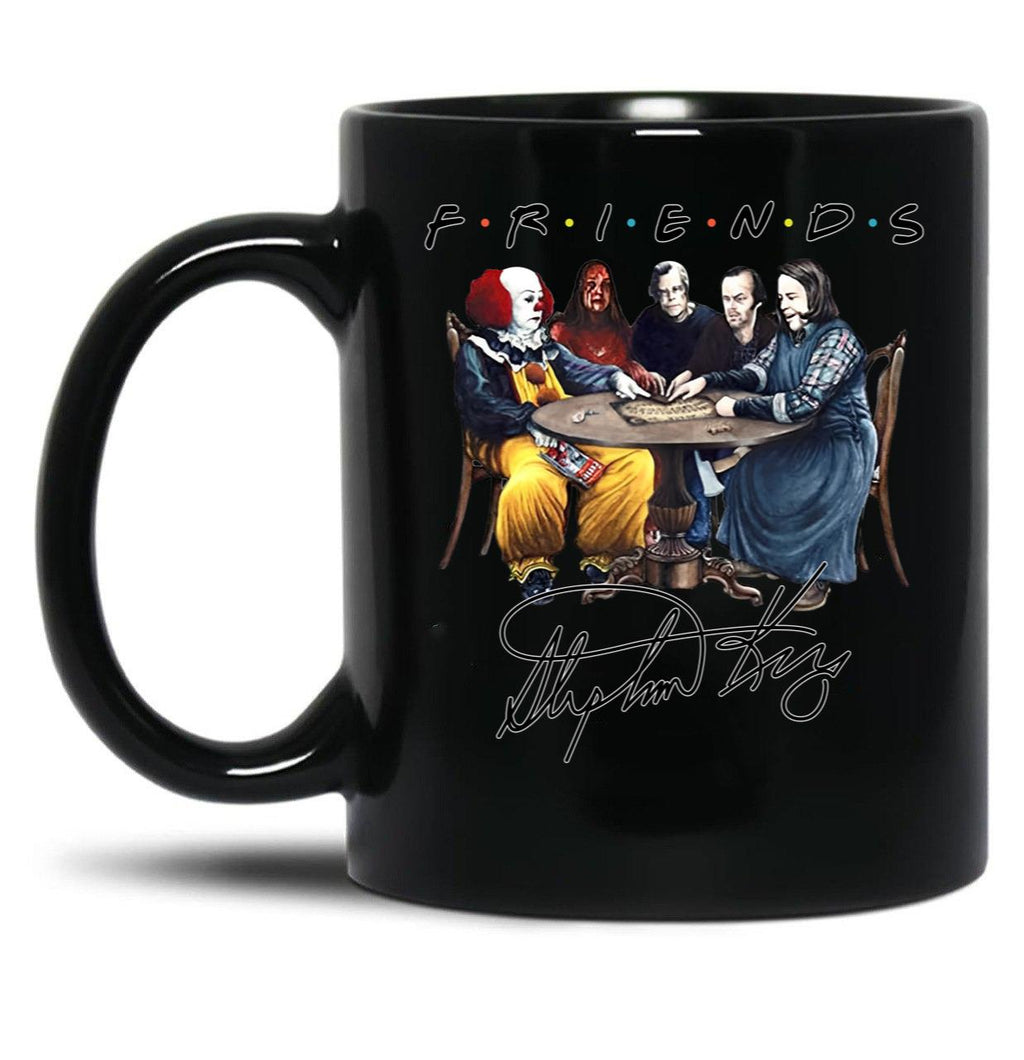 Stephen-King-Horror-Friends-Mug Essential Black Coffee Mug, Gift Coffee Mug
