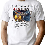 Stephen-King-Horror-Friends-Shirt Essential Premium Heavyweight Cotton T-Shirt - White