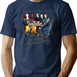 Stephen-King-Horror-Friends-Shirt Essential Premium Heavyweight Cotton T-Shirt - Navy