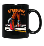 Stepping Into Juneteenth Like My Ancestors Black Coffee Mug - Black