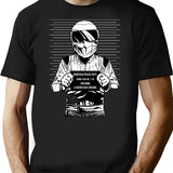 Stig Under Arrest T-Shirt for Men & Women, T-Shirts Graphic Tee - Black