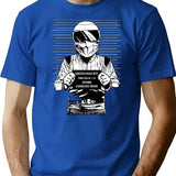 Stig Under Arrest T-Shirt for Men & Women, T-Shirts Graphic Tee - Blue
