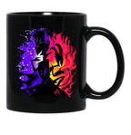 Stolas and Blitzo Inner Desires - Helluva Boss Photographic Print Black Coffee Mug, Gift Coffee Mug - Black