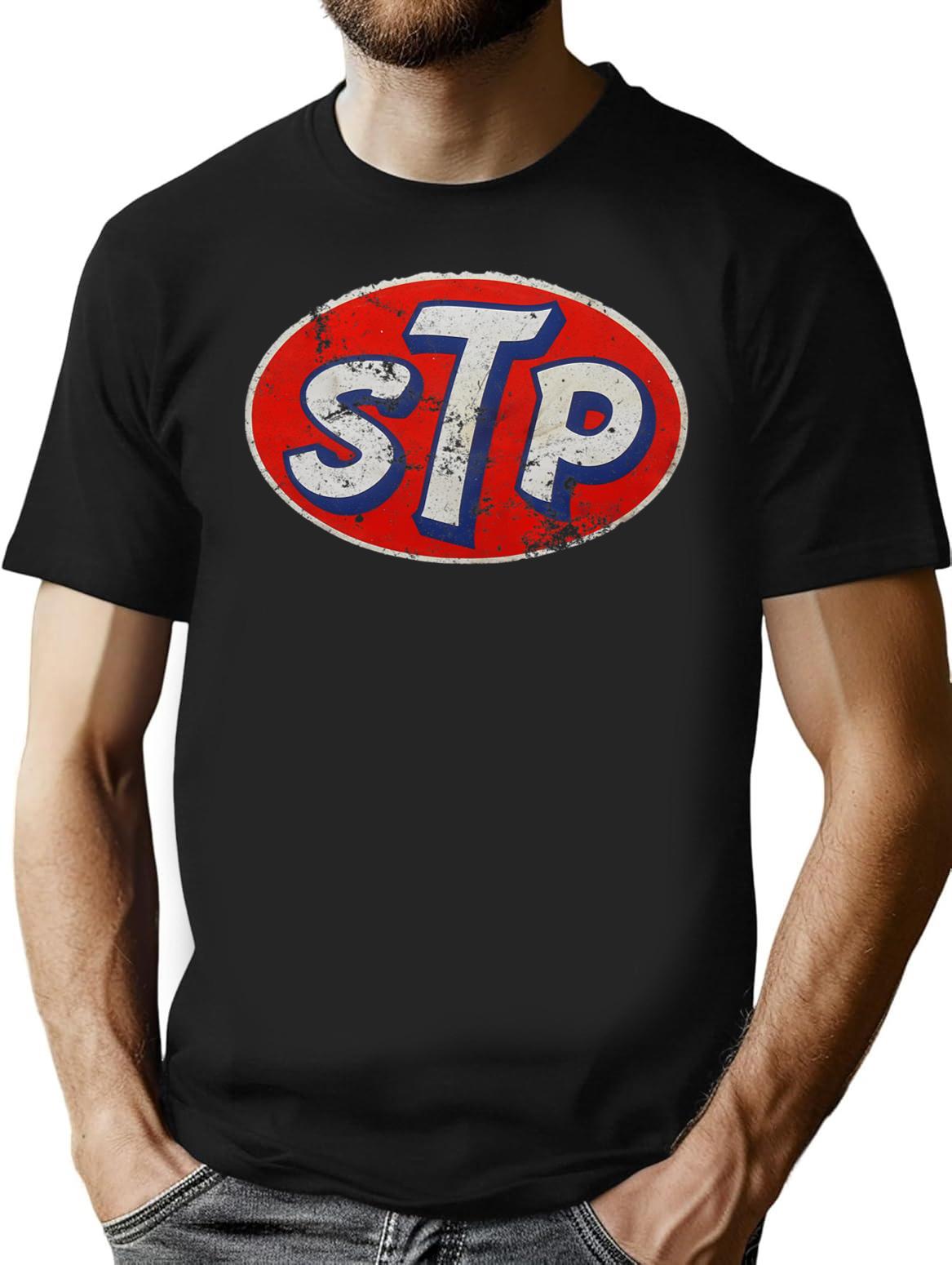 Stp T-Shirt for Men & Women, T-Shirts Graphic Tee - Black