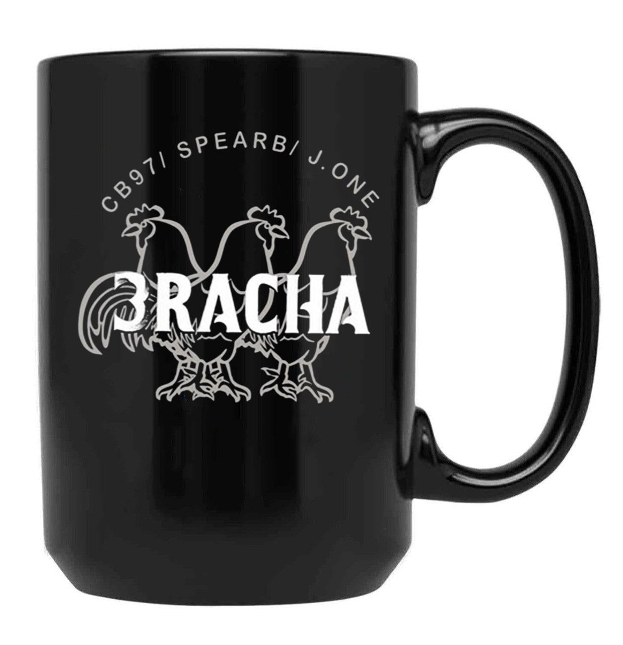 Stray Kids 3RACHA Stray Kids Bang Chan Black Coffee Mug, Gift Coffee Mug