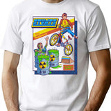 Stunts For Beginners T-Shirt for Men & Women, T-Shirts Graphic Tee - White