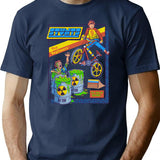 Stunts For Beginners T-Shirt for Men & Women, T-Shirts Graphic Tee - Navy