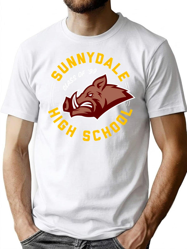 Sunnydale High School - Buffy T-Shirt for Men & Women, T-Shirts Graphic Tee - White