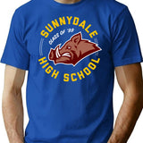 Sunnydale High School - Buffy T-Shirt for Men & Women, T-Shirts Graphic Tee - Blue