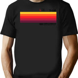 Sunset Video Cassette Vhs T-Shirt for Men & Women, T-Shirts Graphic Tee - Black