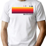 Sunset Video Cassette Vhs T-Shirt for Men & Women, T-Shirts Graphic Tee - White