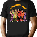 Sunshine Day (1) T-Shirt for Men & Women, T-Shirts Graphic Tee - Black