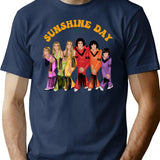 Sunshine Day (1) T-Shirt for Men & Women, T-Shirts Graphic Tee - Navy