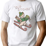 Sup T-Shirt for Men & Women, T-Shirts Graphic Tee - White